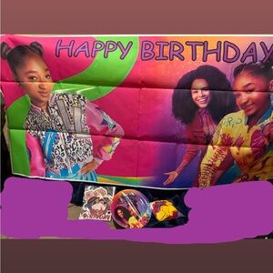Colorful Birthday Party Banner Set